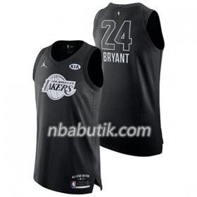 NBA Mænd Trøje Los Angeles Lakers Kobe Bryant 24 2018 All Star Jordan Brand Sort Swingman
